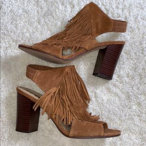 Sam Edelman Elaine Suede Fringe Sandals